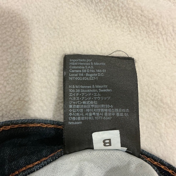 H&M Boys Skinny Denim Jeans size 31/32 - Picture 4 of 7